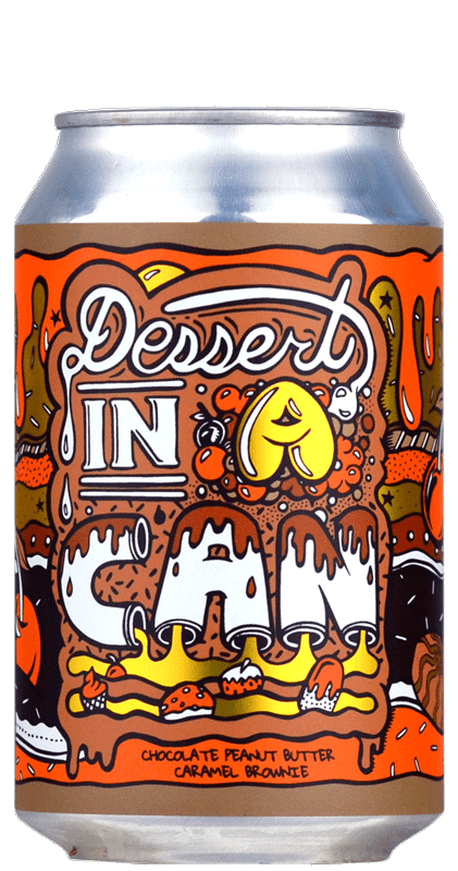 Amundsen Bryggeri Dessert In A Can - Chocolate Peanut Butter Caramel Brownie - Speciaalbier Expert