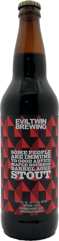 Evil Twin Brewing Some People Are Immune To Good Advice Maple Bourbon Barrel Aged Imperial Stout