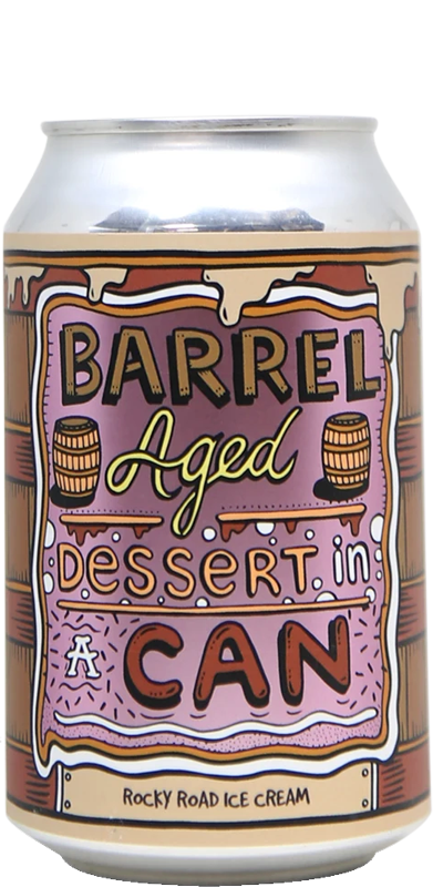 Amundsen Bryggeri - Barrel Aged Dessert In A Can - Rocky Road Ice Cream