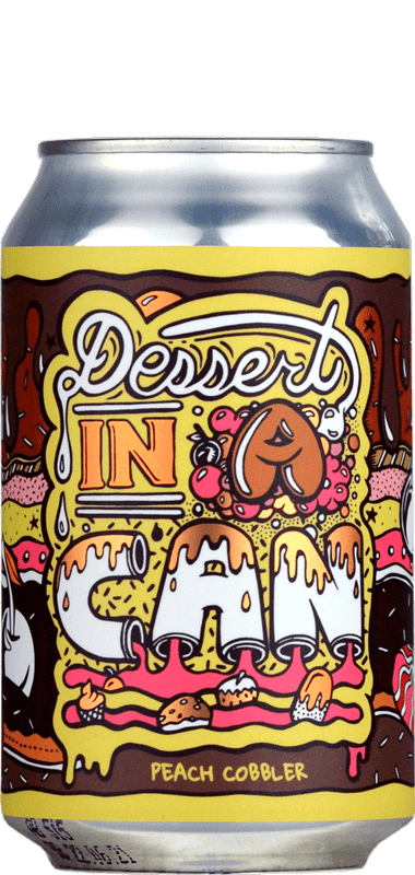 Amundsen Brewery Dessert In A Can - Peach Cobbler