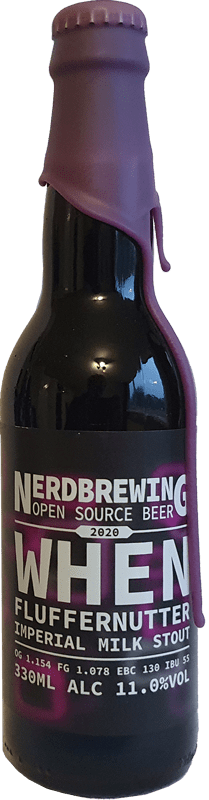 Nerdbrewing When Fluffernutter Imperial Milk Stout (2020) - Speciaalbier Expert