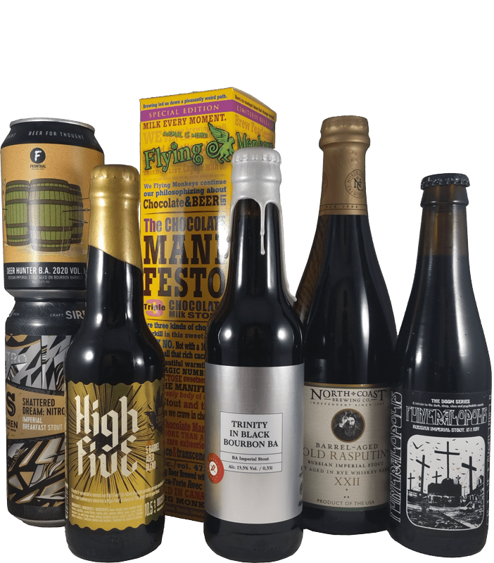 Pühaste Brewery - Trinity In Black Bourbon BA (Silver Series) (2021) mixpakket