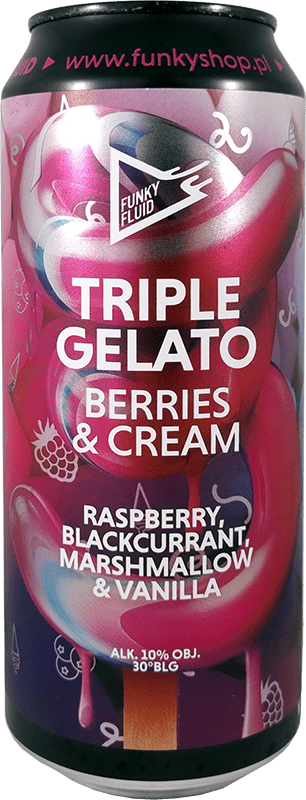 Funky Fluid Triple Gelato: Berries & Cream - Speciaalbier Expert